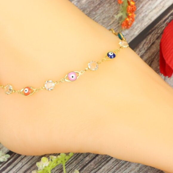 "Elegant Handmade Anklet – Delicate Jewelry for Women, MAR091535 - Picture 8 of 10